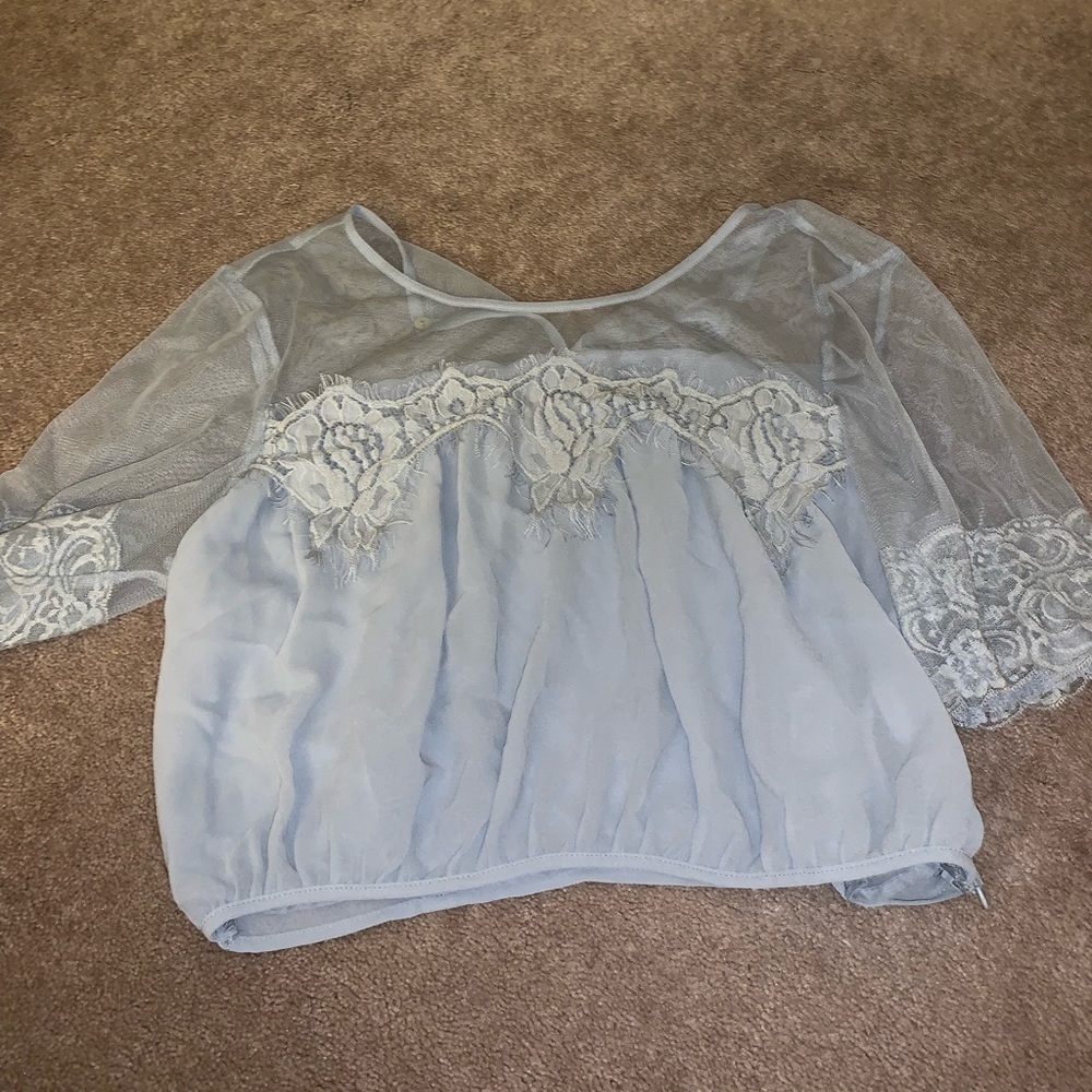 Macy’s lace blouse